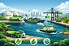 Biofuel graphic showing marine and port uses