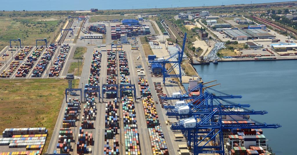 Black Sea Port Boost News Port Strategy   261318 Aerialviewofentireterminalandcontaineryardandparkatconstantaport 710107 Crop 