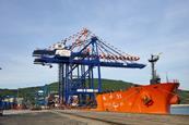 ZPMC ship-to-shore crane at CSP Iberian Bilbao Terminal
