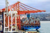 port with container ship