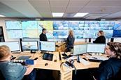Port Esbjerg employees at its new control room