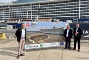 A shot of the Zeebrugge cruise terminal