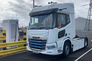Electric HGV at the Port of Southampton