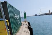 The Bioremed Algae system on the quayside of the Port of Gandia