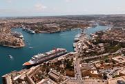 Several cruise ships at berth in Valletta Cruise Port