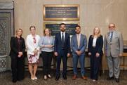 L-R: Alisa Kreynes, Heidi Leander Neilson, Anita Leirvik North, Mete Coban MBE, Erick Martell, Siân Foster, Patrick Verhoeven