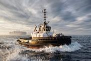 Rendering of a Damen ASD Tug 2713 FF