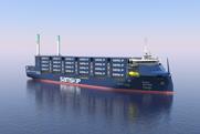 Rendering of a Samskip seashuttle