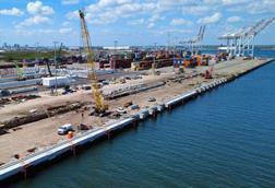 Port of Tampa Expansion Implements PIANC-Recommended Cone Fender Design