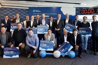 A wide angle shot of the Carbonbid winners