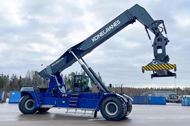 The Konecranes ​SMV 4646 TCX4 on the quayside