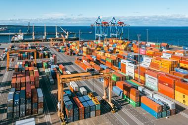 A wide angle shot of ​HHLA TK Estonia