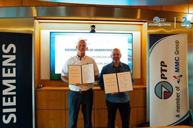 PTP and Siemens at the MoU signing ceremony