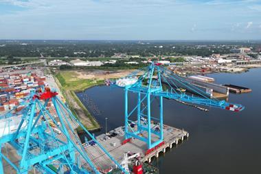 APM Terminals Mobile aerial shot