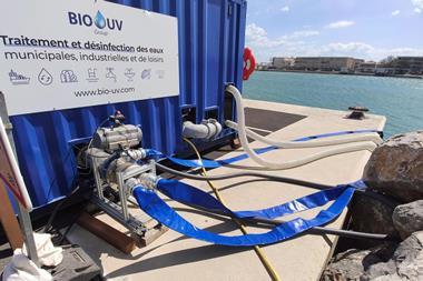 BIO-UV Group’s long-established BIO-SEA ballast-water treatment technology on the quayside