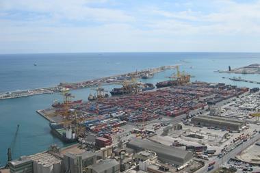 This year's host for the GreenPort Congress is the Port of Barcelona Photo: Wiki/Lofor