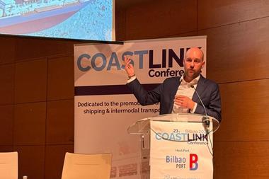 The image shows Maurice Delattre on the podium at Coastlink 2025