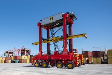 Kalmar AutoStrad at Patrick Terminals Brisbane