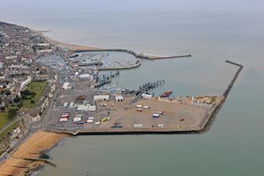 Ramsgate Port from the air