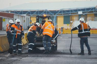 Asphalt recycling at GeelongPort