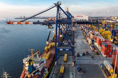 An aerial photo of Manila North Harbour Port, Inc. (NorthPort)