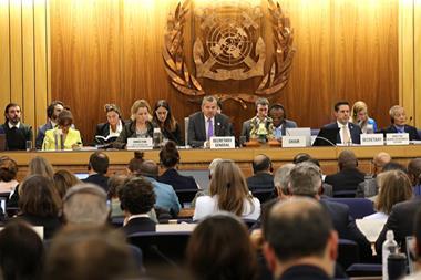 An image of the IMO MEPC meeting