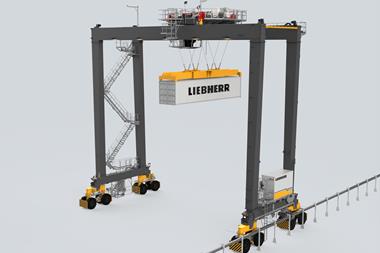 Image of Liebherr's ERTG-CB crane