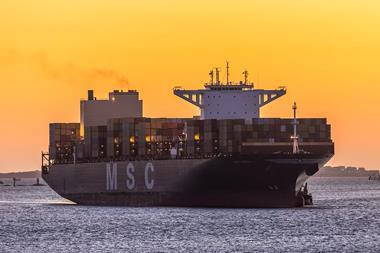 MSC Auriga at sea