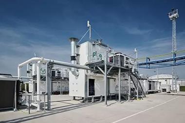 An image of a Plug Power hydrogen facility