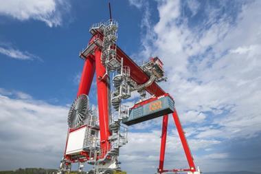 Kuenz rubber-tyred gantry crane