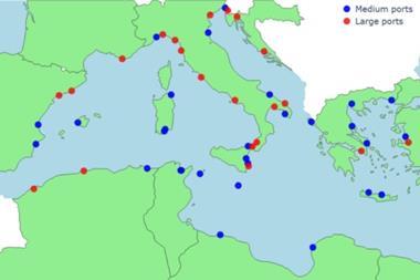 Fig. 3 depicts a map of the ports under investigation for a hydrogen-based decarbonisation path.