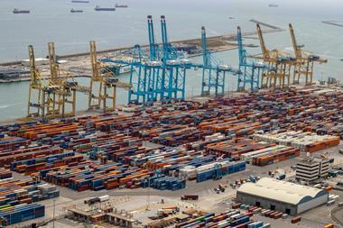 A generic picture of a port