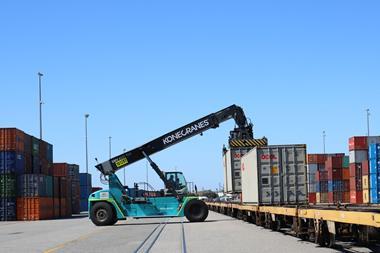 Short-haul intermodal rail