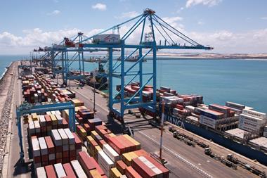 ariel shot of APM Terminals Pecém
