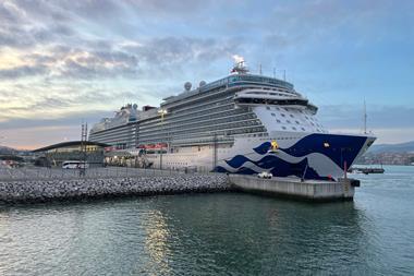 Princess Cruises’ Sky Princess at berth