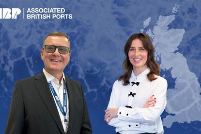 Paul Litten, ABP head of commercial, Humber and Lex Hanham, ABP head of commercial, Wales and short sea port