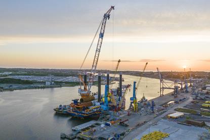 Van Oord's Aeolus offshore wind installation vessel