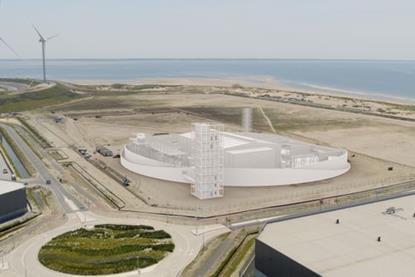 Shell hydrogen plant at Rotterdam