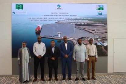 Signing of an MoU between RSGTI and the Port of Tadjourah