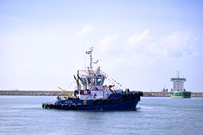 DP World welcomes the 'Al Fath' tugboat to Tartus Port