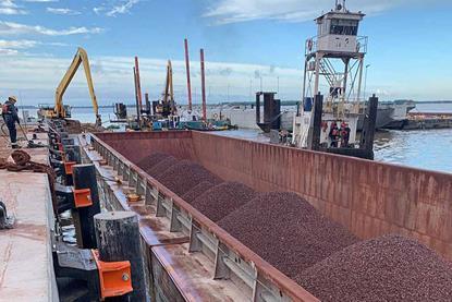 ShibataFenderTeam fenders at the Port of Neuva Palmira in Uruguay