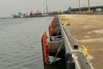 Customized Fender Design for Bytomskie Wharf Expansion at Port of Gdansk, Poland