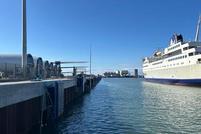 SFT element fenders at the Port of Roenne