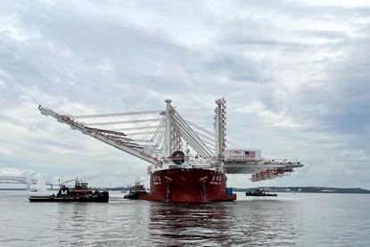 Ports America Chesapeake STS cranes