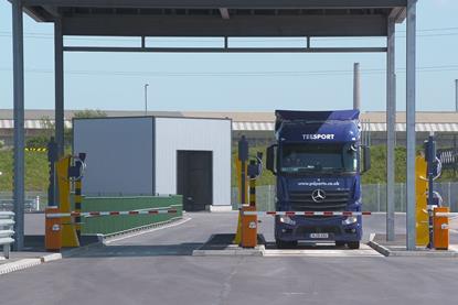 PD Ports' autogate which provides efficient and automated processing of cargo and transportation data
