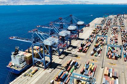 Aqaba Container Terminal in Jordan