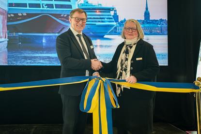 Erik Eklund, Director General of the Swedish Maritime Administration and Magdalena Bosson, CEO of Ports of Stockholm