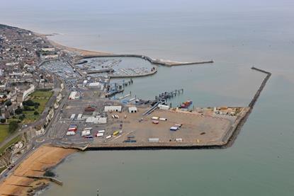 Ramsgate Port from the air