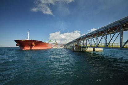 A vessel at berth at Algeciras