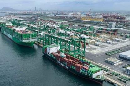 Image 1. Aerial view of Port of Kaohsiung’s new 7th Container Terminal